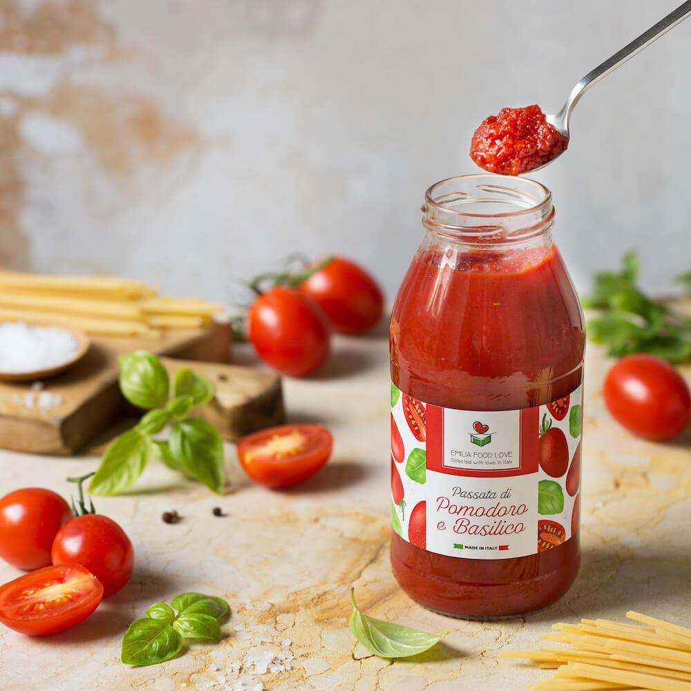 Classic Margherita Pizza Kit - Crusts, EVOO, Parmigiano Reggiano Cheese, Tomato Basil Passata Puree - Imported from Italy
