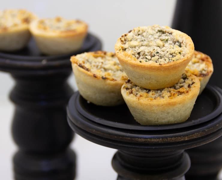 Mini Chicken Marsala Pot Pies - 40 pot pies per tray