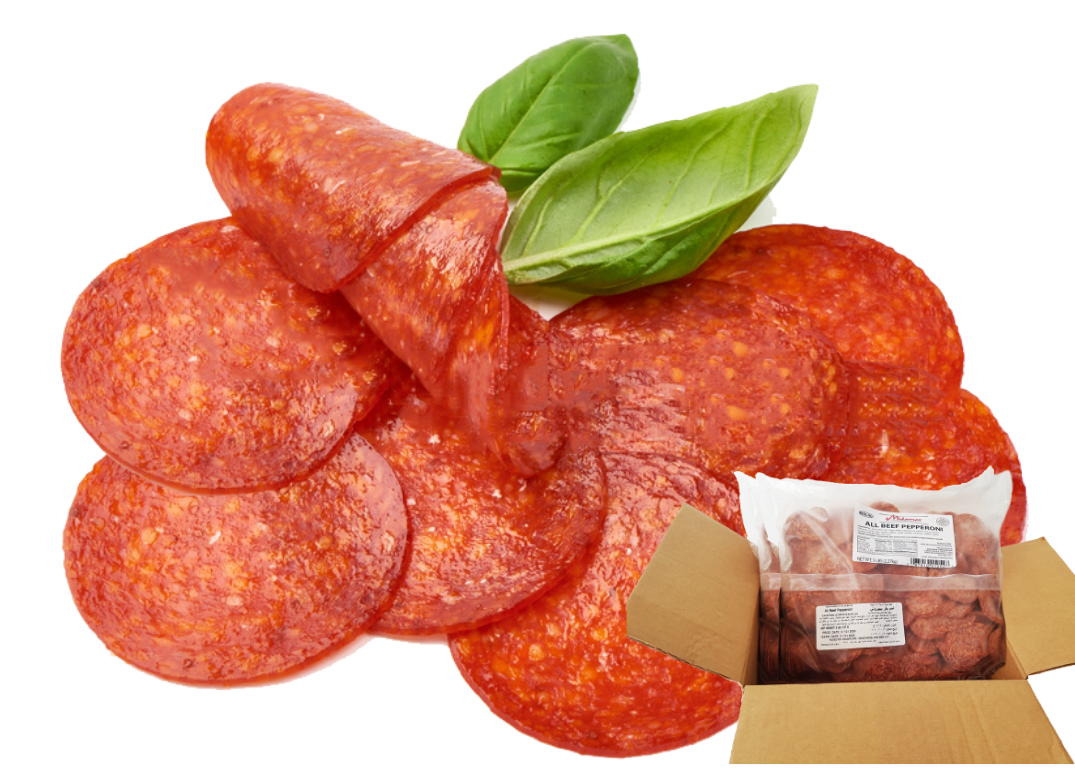 Halal All Beef Pepperoni - Sliced - 2, 5 lb Bag