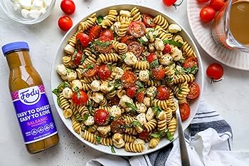 Fody Foods Salad Dressing Variety Pack, 8 oz - Garlic and Onion Free, Low FODMAP Certified, Gut & IBS Friendly, Vegan, Non-GMO, Gluten Free, Keto Friendly - Pack of 4