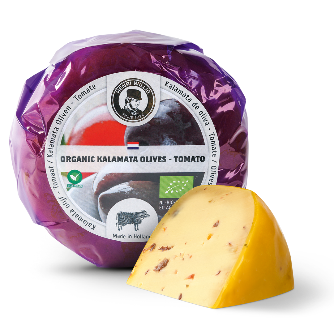 Henri Willig Organic Kalamata Olives and Tomato Cheese