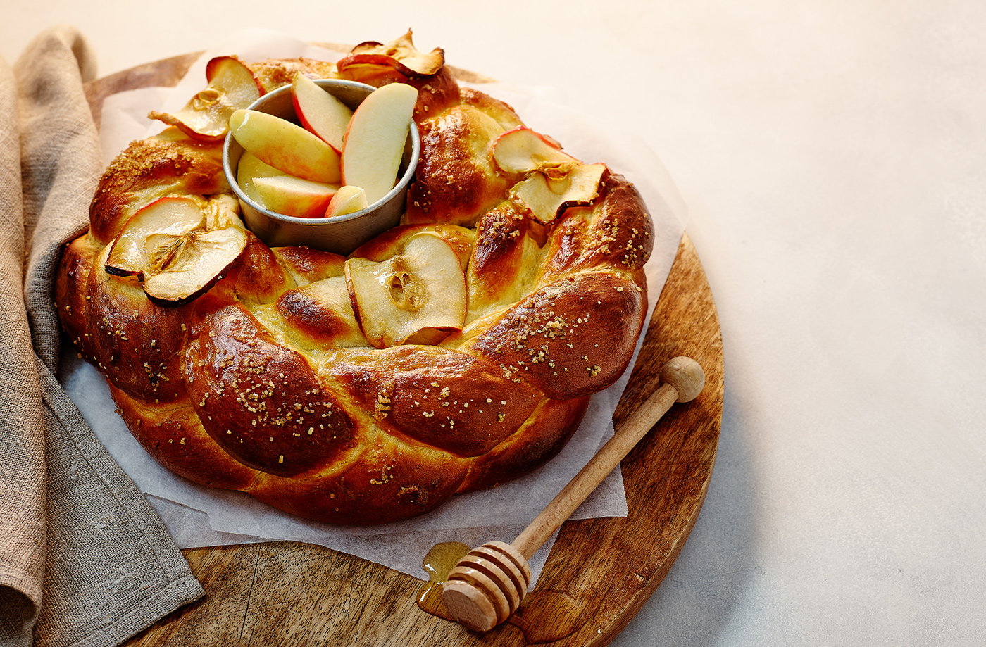 Kosher Pull Apart Challah Bread - 19 oz - Traditional Challah for your Holiday or Shabbat Table - Fresh & Delicious - Pack of 2