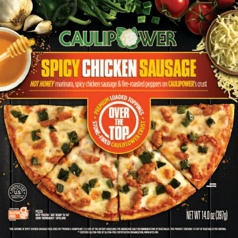 Caulipower Over The Top Dream Spicy Chicken Pizza -14.8 oz - 8/Case