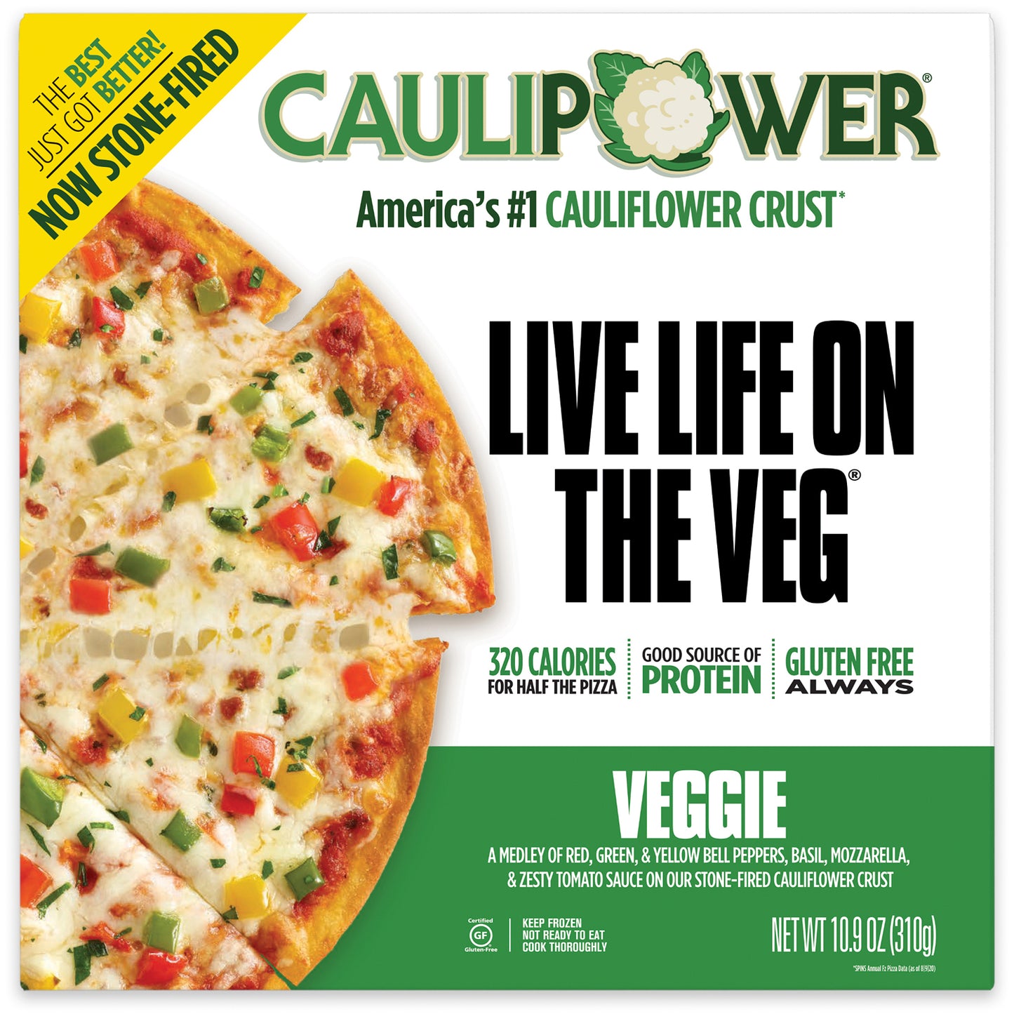 Caulipower Gluten Free Veggie Cauliflower Pizza Crust -11 oz - 8/Case