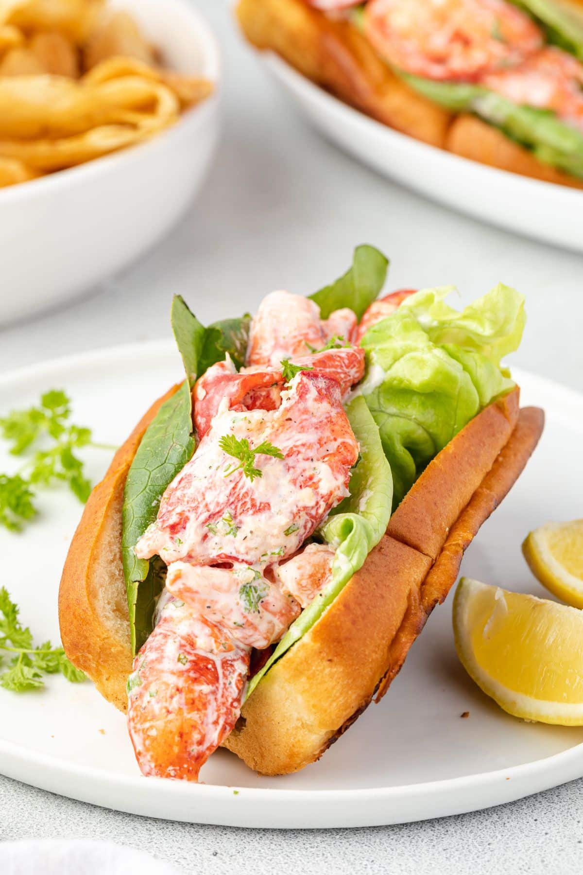 Maine Lobster Roll Family Meal Kit - includes 6