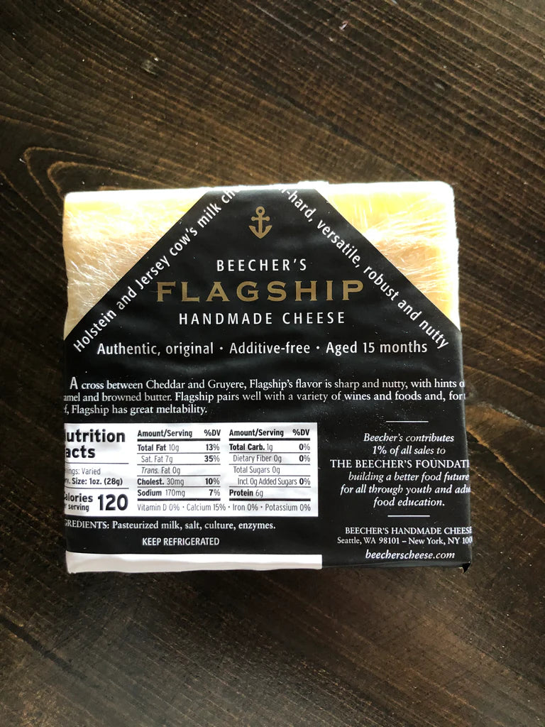 Beechers Flagship Cheddar Cheese - 8 oz