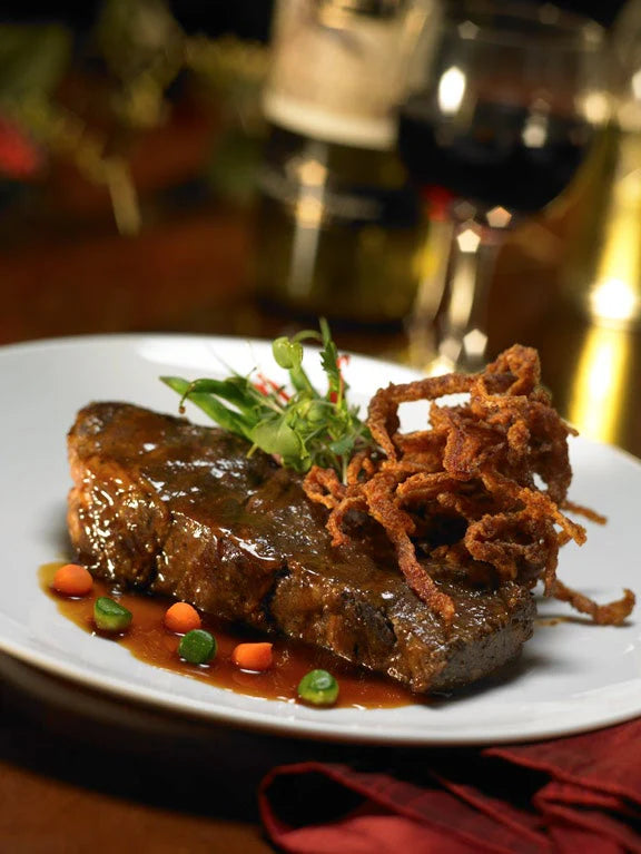 Slow Braised Beef Short Ribs - 10 oz - 25/Case
