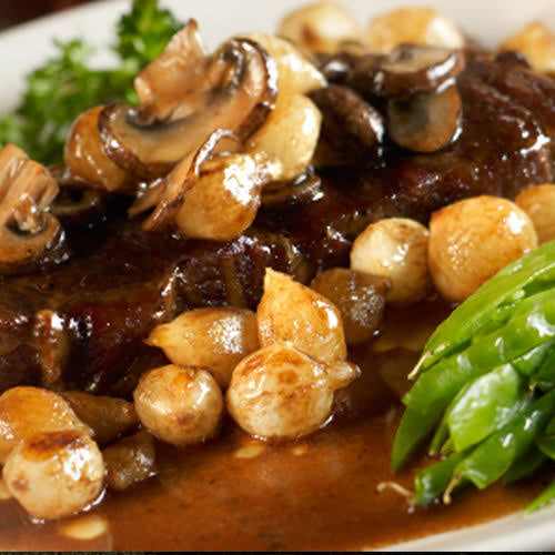 Slow Braised Beef Short Ribs - 10 oz - 25/Case