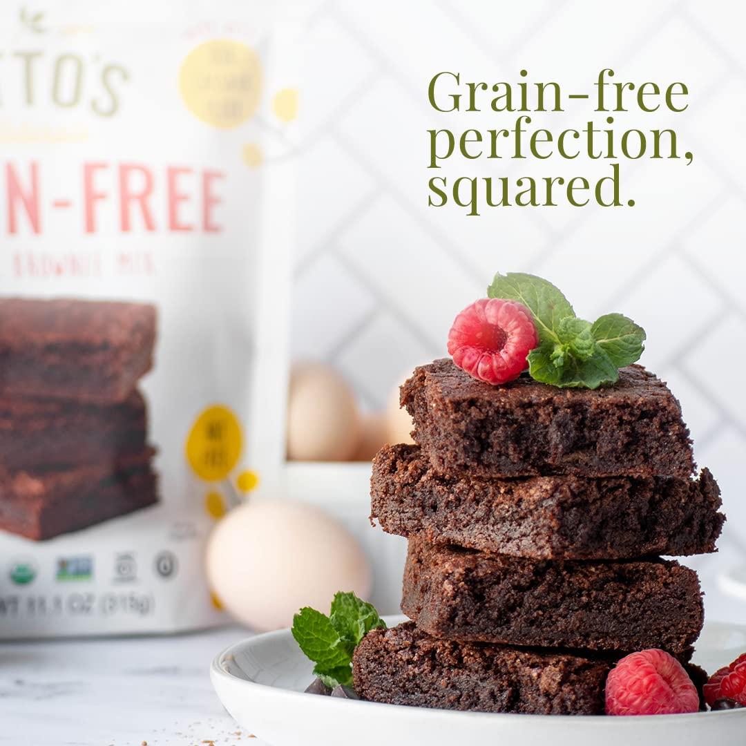 Otto's Naturals Classic Brownie Mix - Organic, Gluten-Free, Nut Free, Non-GMO Verified