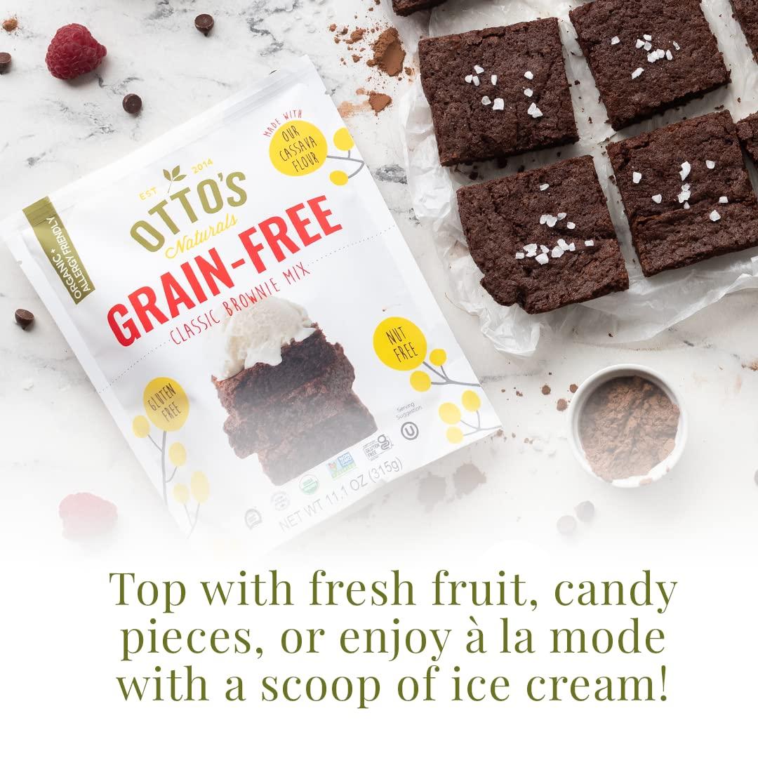 Otto's Naturals Classic Brownie Mix - Organic, Gluten-Free, Nut Free, Non-GMO Verified