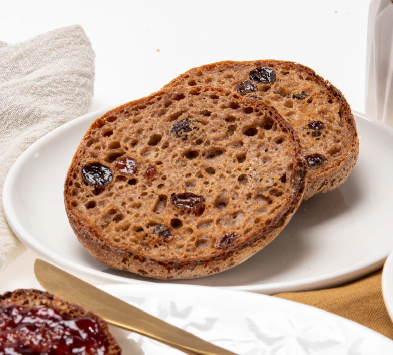 Katz Gluten Free English Muffin Vegan Variety Pack - 2 x Plain, 2 x Cinnamon Raisin | Dairy, Nut and Gluten Free