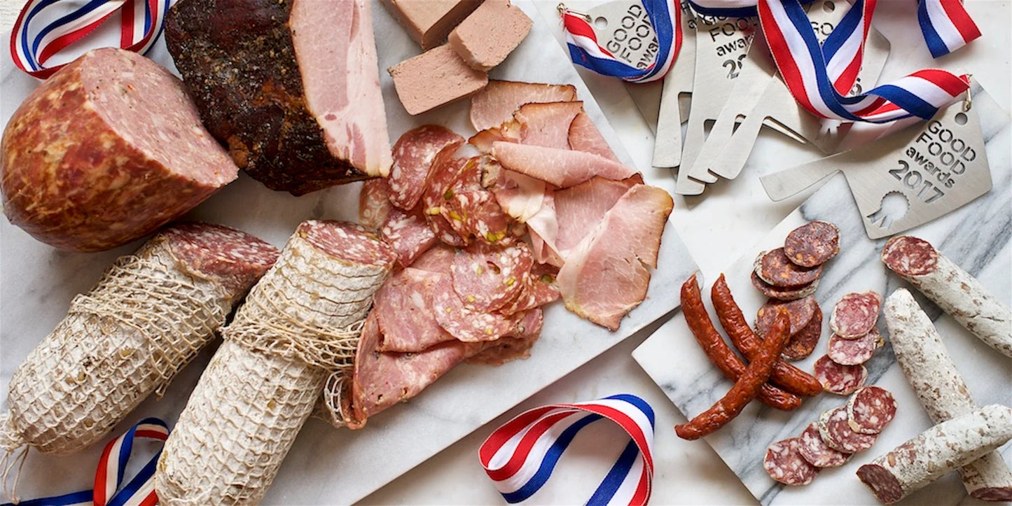OP German Smoked Pork Sticks,Pepperette Sampler, Juniper & Sea Salt, Caraway & Coriander, Paprika & Garlic - Pack of 3