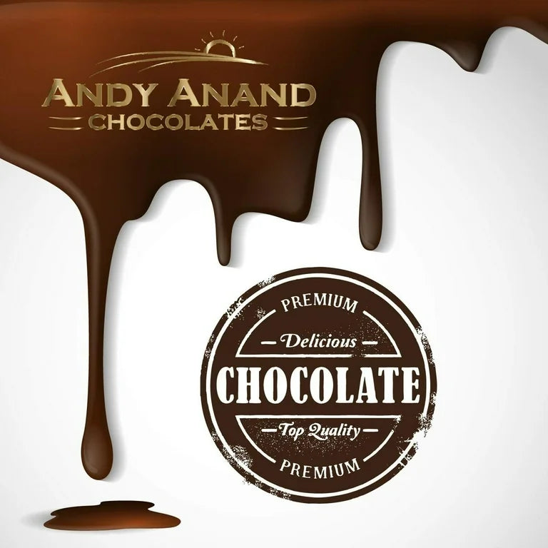 ANDY ANAND SUGAR FREE DARK CHOCOLATE ALMOND CROISSANTS - 2 LBS FILLED SUGAR FREE DARK CHOCOLATE HAND ROLLED FRENCH BUTTER CROISSANTS with Gift Box