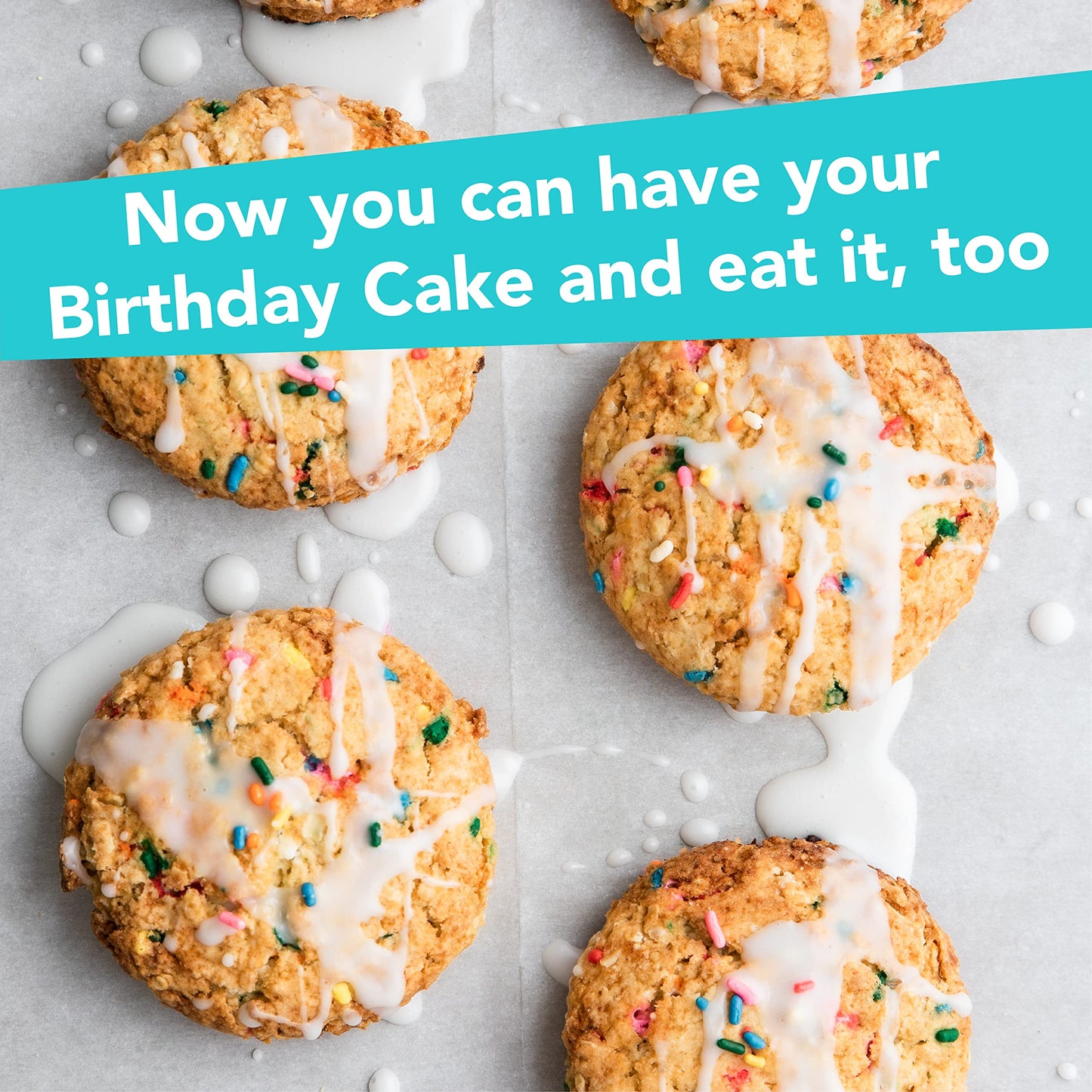 Nuts ‘N More Birthday Cake Peanut Butter Spread - Added Protein All Natural Snack, Low Carb, Low Sugar, High Protein, Gluten Free - Pack of 2
