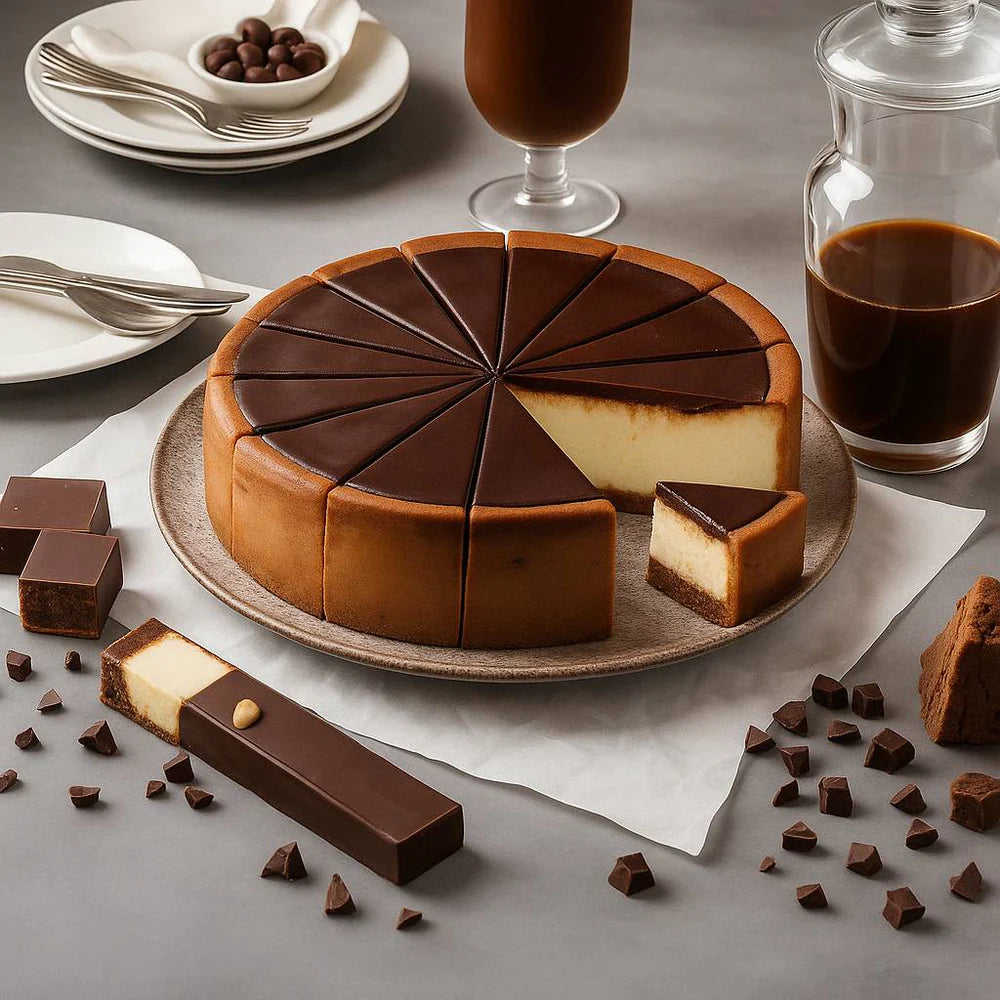 ANDY ANAND SUGAR FREE CHOCOLATE FUDGE CHEESECAKE - INDULGE IN HOMEMADE STYLE BEST CHEESE CAKE NEAR ME FOR CELEBRATIONS & BAKERY DESSERT LOVERS