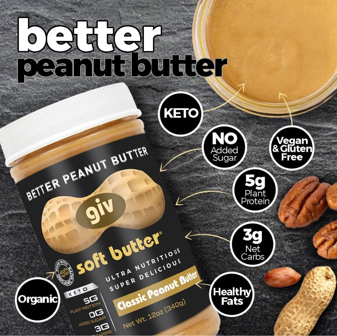 Grown Up PB&J Sandwiches - Peanut Butter & Jelly Variety Kit - Gluten Free