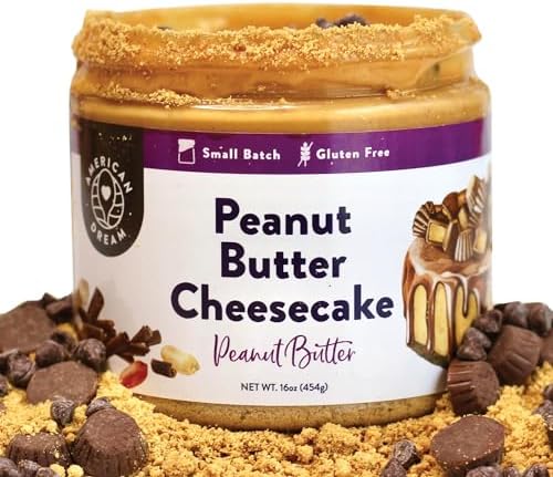 American Dream Nut Butter – Gluten-Free Peanut Butter Cheesecake Peanut Butter - Pack of 2