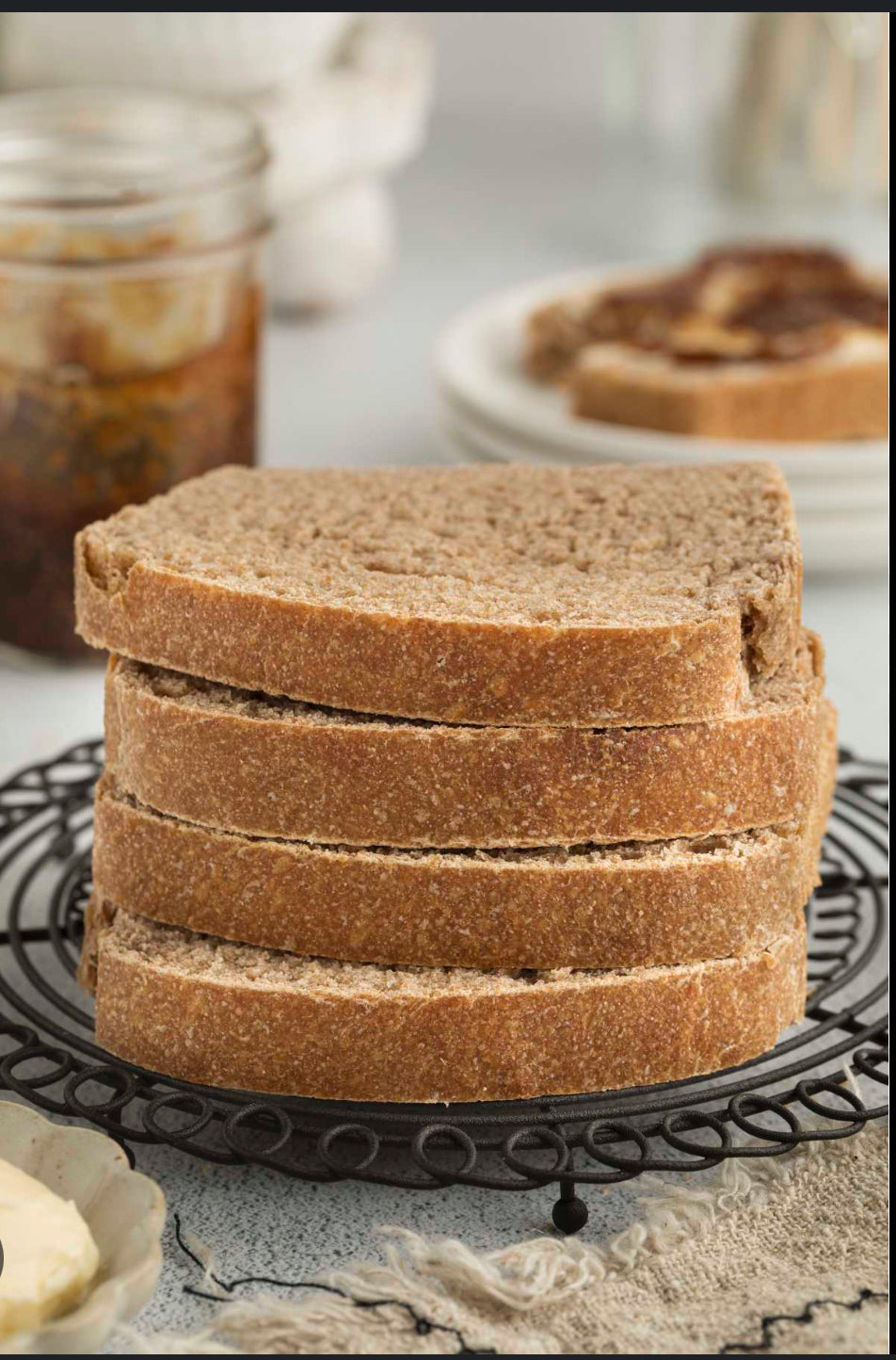 Organic Sprouted Whole Wheat Sourdough Bread