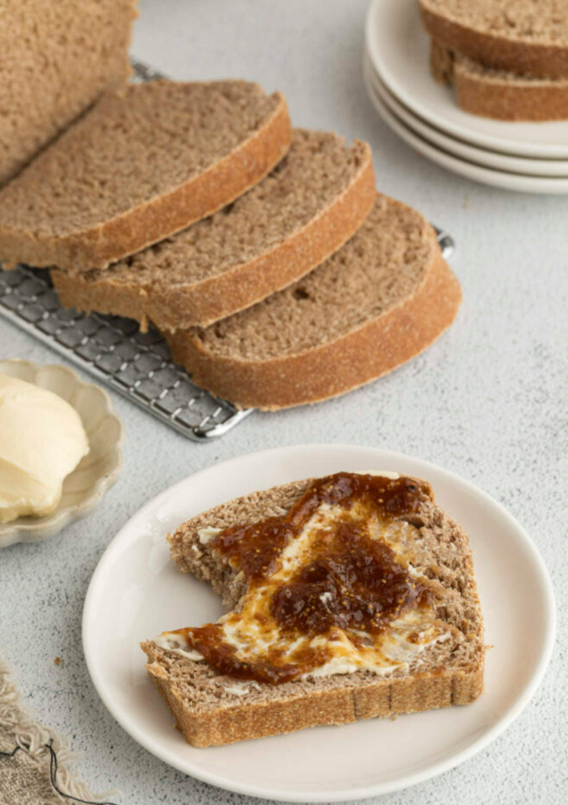 Organic Sprouted Whole Wheat Sourdough Bread