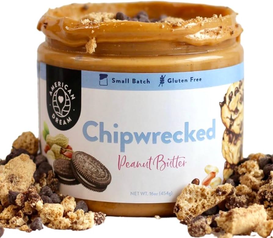 American Dream Nut Butter – Gluten-Free Peanut Butter Chipwrecked Peanut Butter - Pack of 2