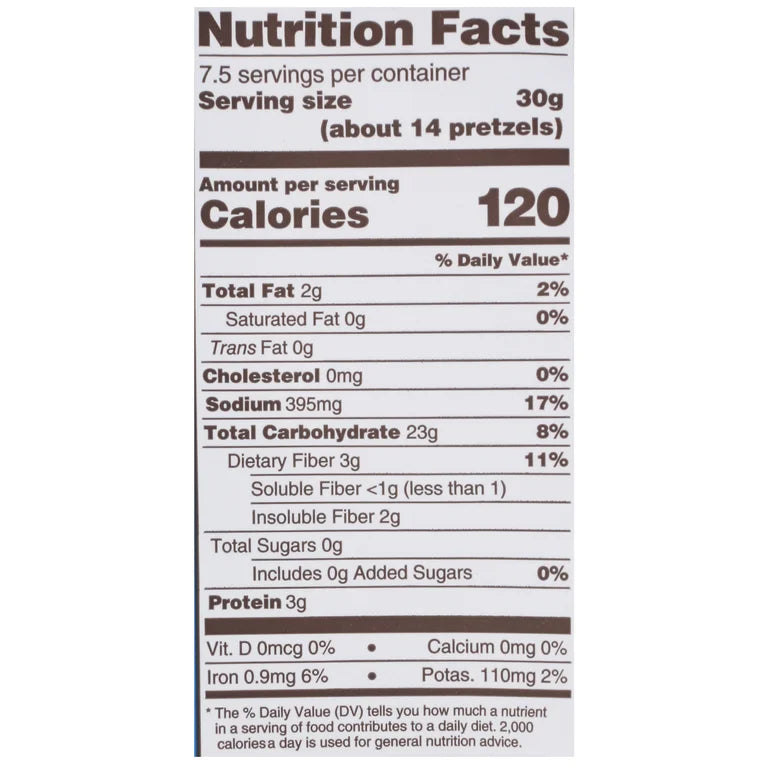 Unique Snacks Sprouted Splits Pretzels, Delicious Homestyle Baked Snack Bag, OU Kosher, and Non-GMO Food, 8 oz - Pack of 3