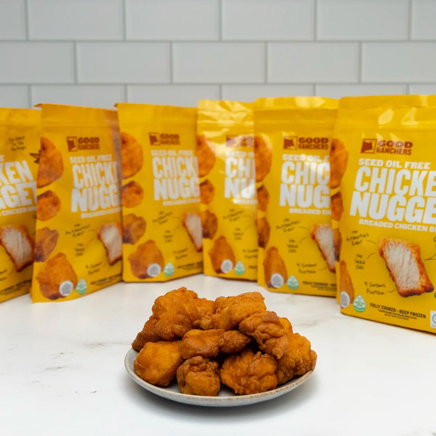 SEED OIL FREE CHICKEN NUGGETS, 1 lb Bag - 6/Case