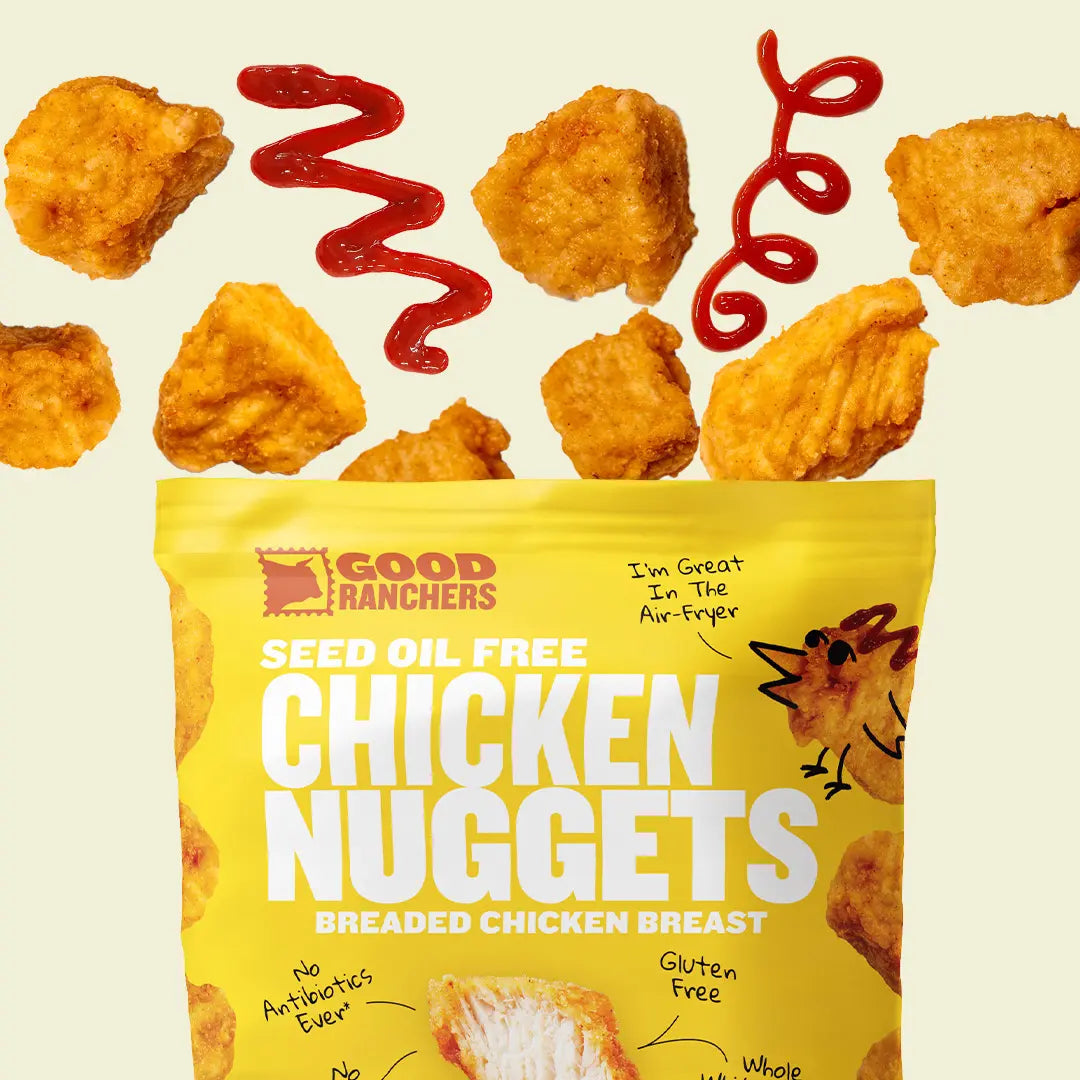 SEED OIL FREE CHICKEN NUGGETS, 1 lb Bag - 6/Case