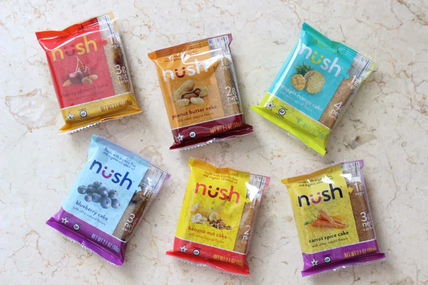 Peanut Butter Cake (Pack of 6) - Nush Foods