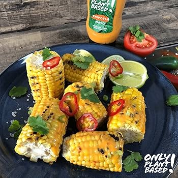 Only Plant Based Vegan Chipotle Mayonnaise, 11 oz Squeeze Bottles - Pack of 6