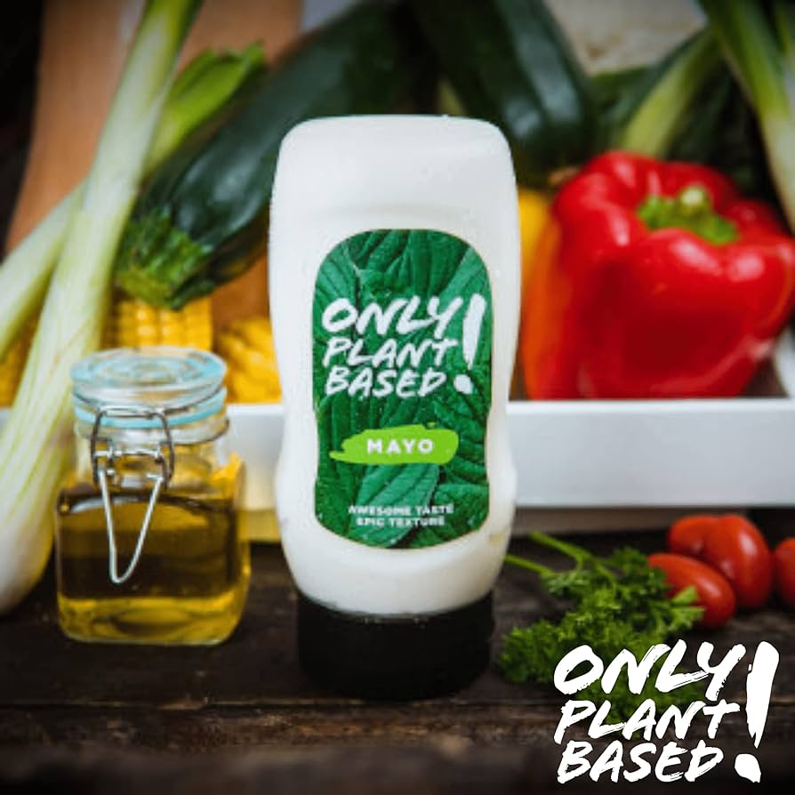 Only Plant Based Vegan Original Mayonnaise, 11 oz Squeeze Bottles - Pack of 2