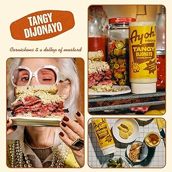 Ayoh Foods, Mayo Gone Wild, Tangy Dijonayo - Made by Molly Baz, 12 oz Bottles - Pack of 2