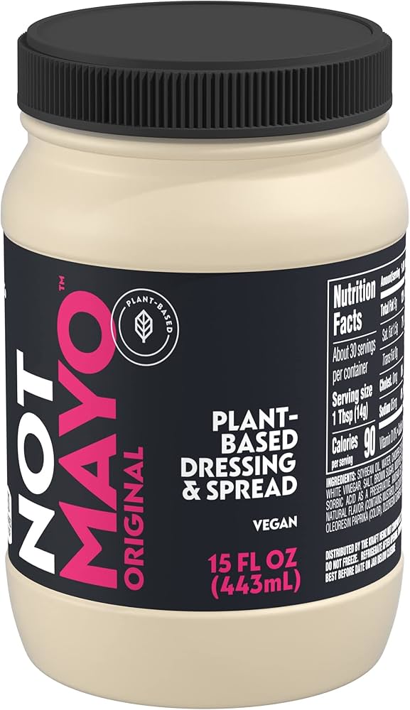 NotMayo Plant-Based Dressing and Spread, 15 oz Bottles - Pack of 2