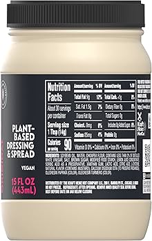 NotMayo Plant-Based Dressing and Spread, 15 oz Bottles - Pack of 2