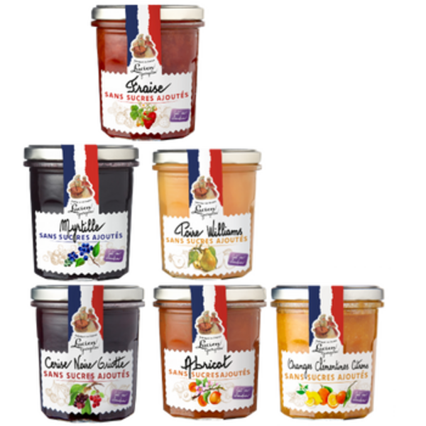 LUCIEN GEORGELIN Organic Strawberry Fruit Spread, 11.28 oz - Pack of 2