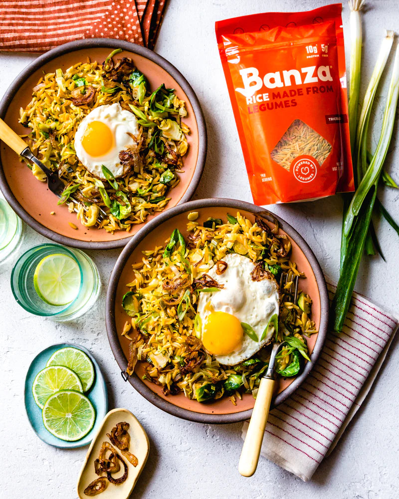 Banza Chickpea Rice - Garlic Olive Oil - 8 oz - Pack of 6