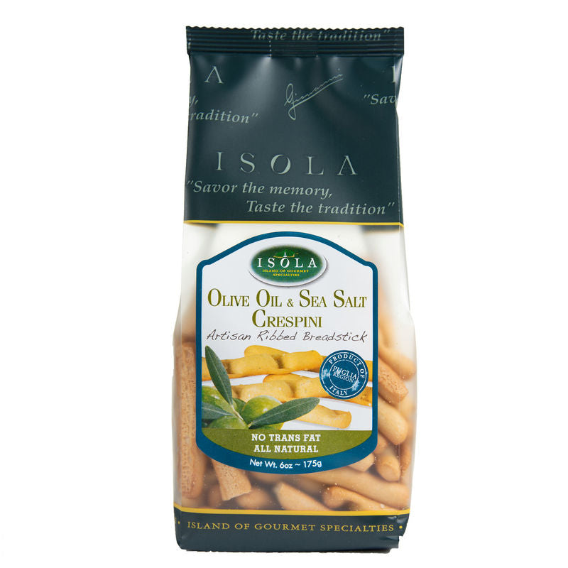 Gourmet Isola Crostini Variety Pack, Baked Crisp Bread Slices - Savory Rosemary, Zesty Garlic, Olive Oil, Sun Dried Tomato - Pack of 4