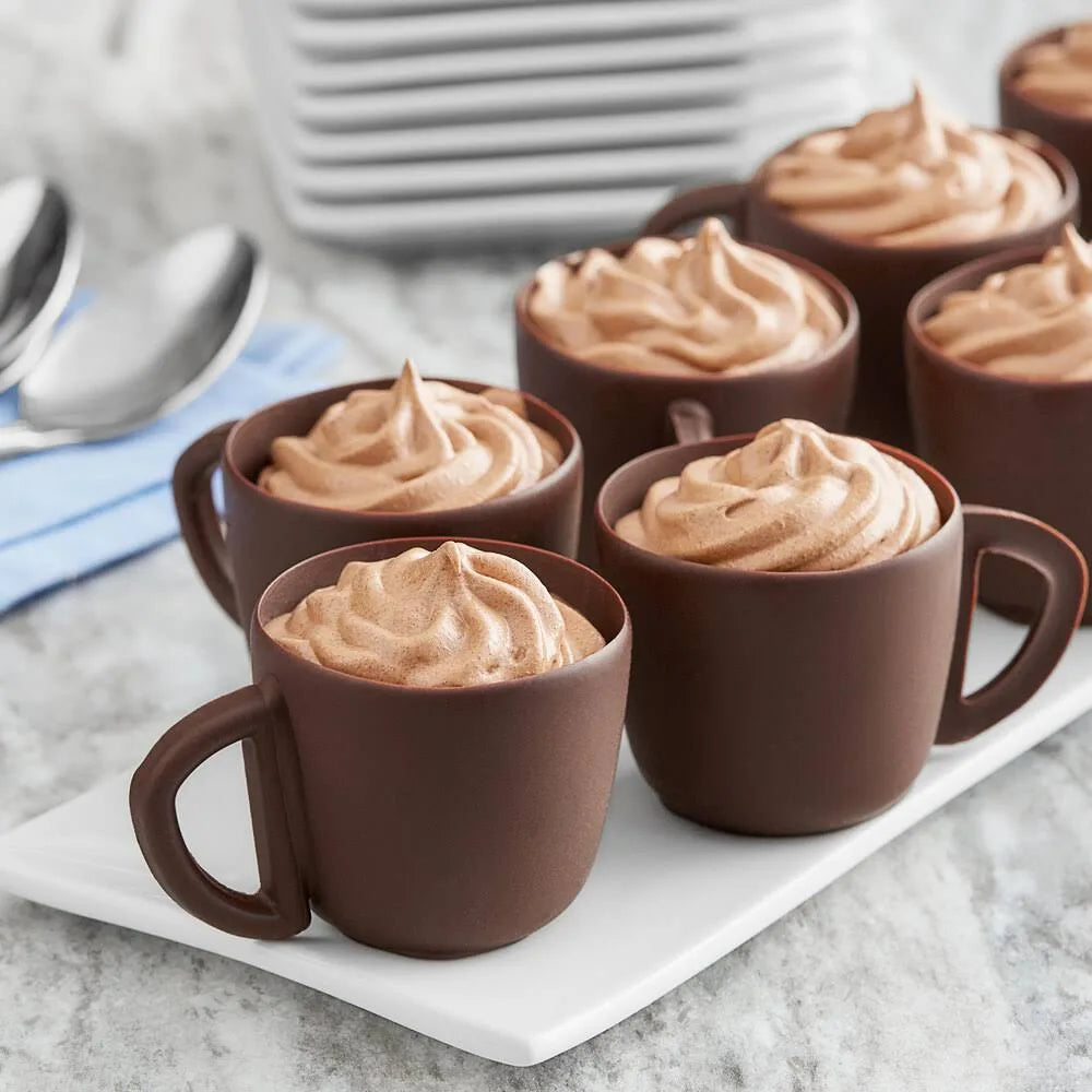 Dark Chocolate Mini Coffee Cups, Mona Lisa - 45/Case