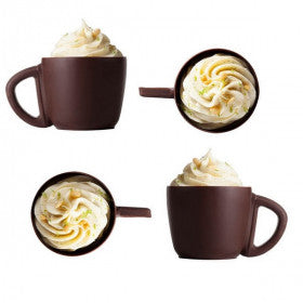 Dark Chocolate Mini Coffee Cups, Mona Lisa - 45/Case