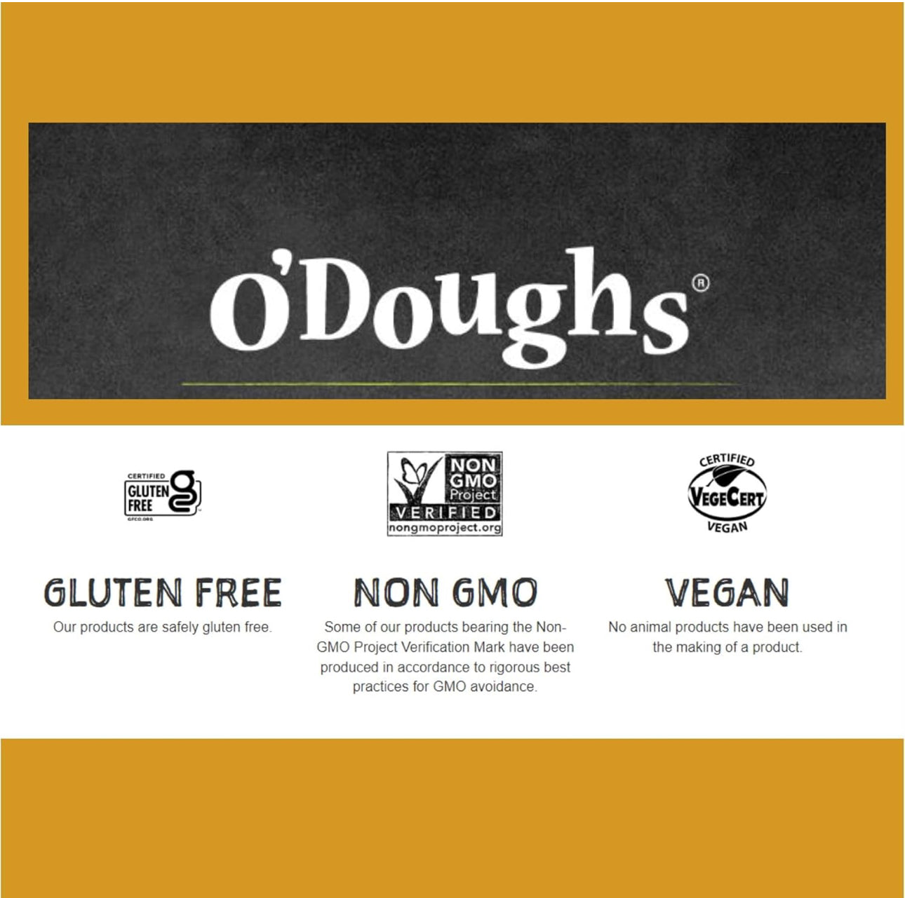 O'Doughs Gluten Free and Vegan Naan Style O'Dippers Flatbreads, Original, 7.4 oz - Pack of 2