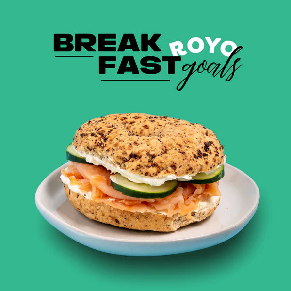 Royo Bread Co Low Carb Artisan Bread and Everything Bagels, 30-80 Calories Artisan Bread & Bagels - Pack of 2