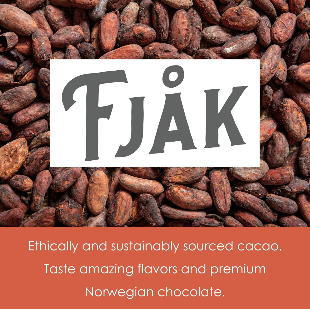 Fjak - Nordic Collection - Norwegian Chocolate with Brown Cheese, Milk Chocolate 45% - Pack of 3