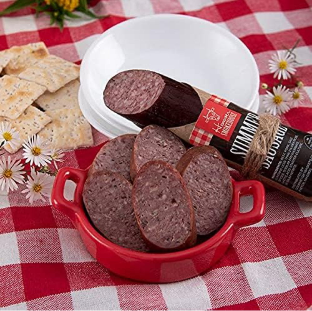 Premium Snack Gift Basket of Meat, Cheese, Cookies, Chocolate and Popcorn