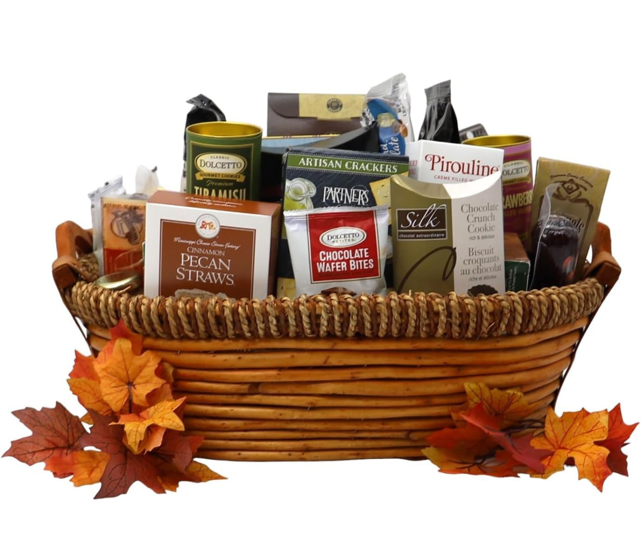 Gobble Til You Wobble Ultimate Thanksgiving Feast Gift Basket with Gourmet Snacks & Treats