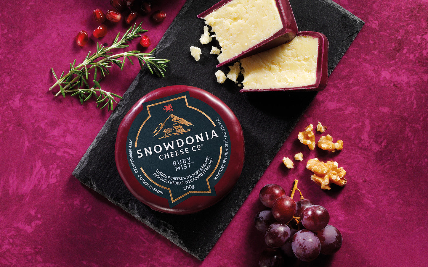 Snowdonia Ruby Mist Cheese - 7 oz