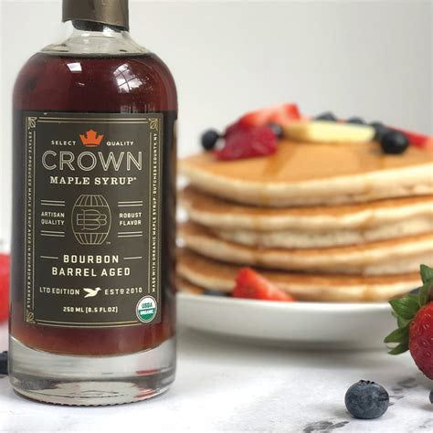 Crown Maple Artisan Trio Collection in Petite 1.7 oz - Window Box featuring Bourbon Barrel Aged, Madagascar Vanilla Infused, and Cinnamon Infused Organic Maple Syrup