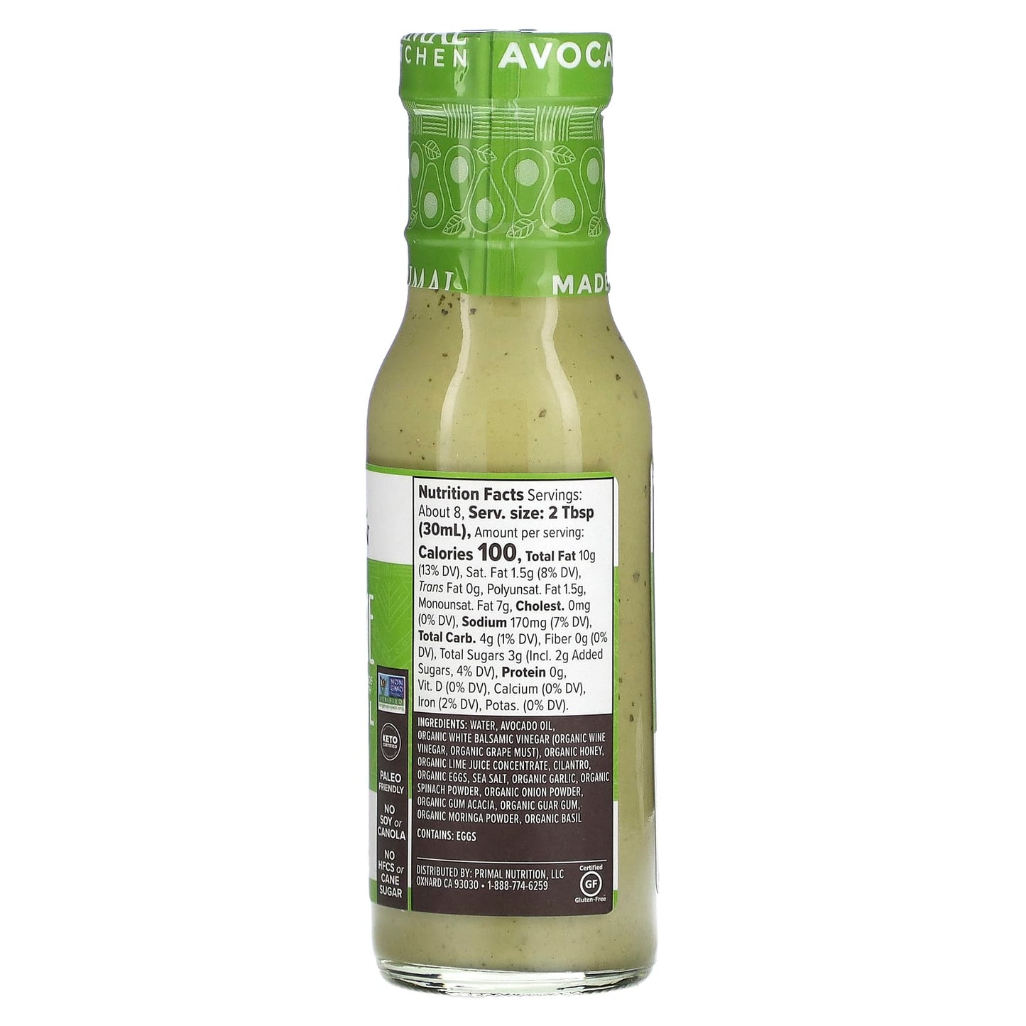 Primal Kitchen Avocado Lime Sauce & Dressing - Pack of 2