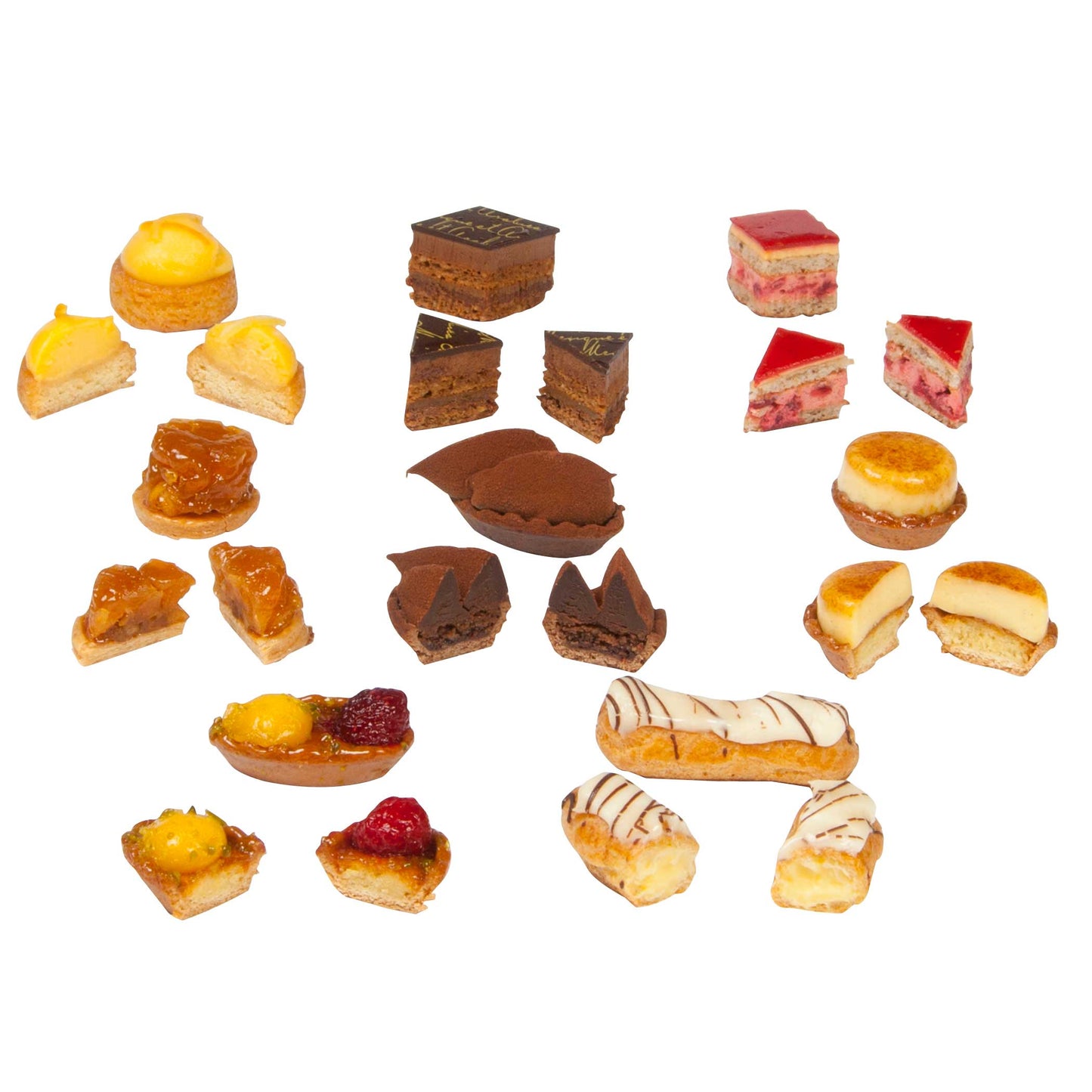 European Grand Cru Petit Fours - Variety Packs, 60 Slice - 120/Case