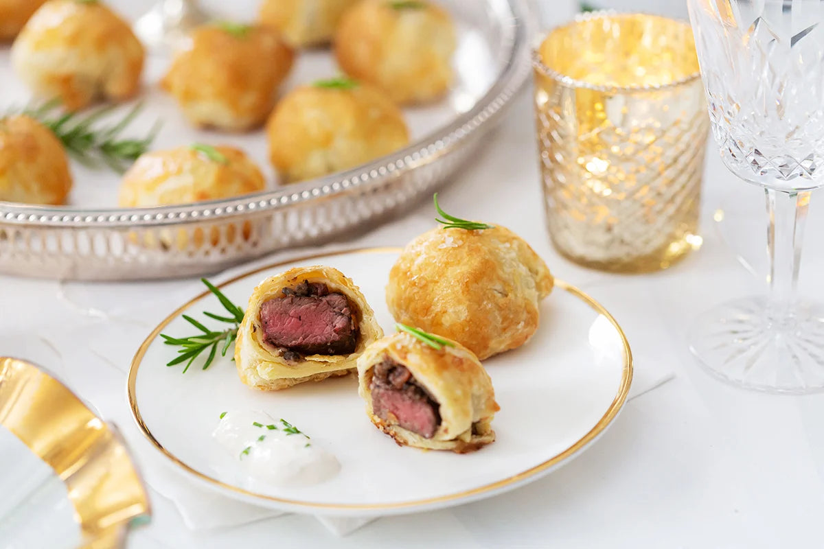 Tenderloin of Beef En Croute Bites - 100/Case