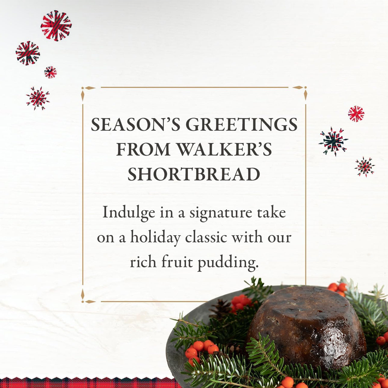 Walker’s Rich Fruit Pudding – 7 oz Plum Pudding for Christmas - Pack of 6