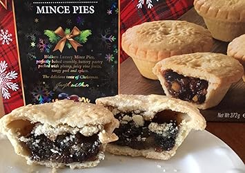Walker’s Mince Pies – 6 Count, Pack of 3 - Luxury Holiday Treats and Dessert from Scotland, Suitable for Vegetarians